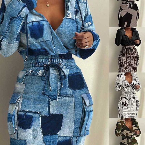 basic casual dresses retail desinger casual women dresses fashion long sleeve printed pocket dress plus size 3xl, Black;gray